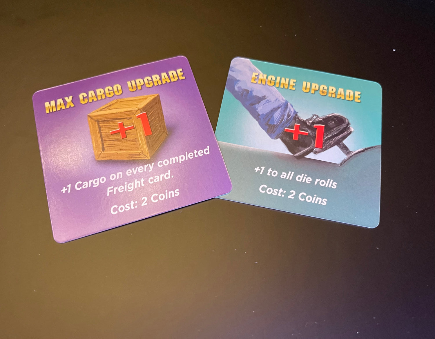 Cargo Kings Game Mode 2 Upgrade Cards